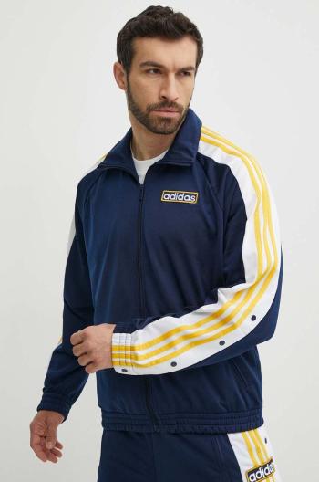 Mikina adidas Originals pánská, tmavomodrá barva, vzorovaná, IU2363