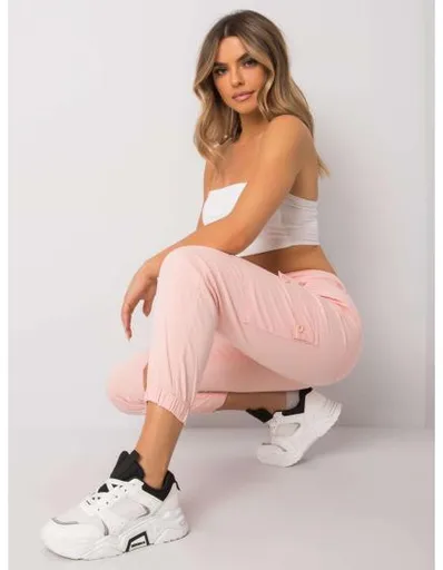 Dámské kalhoty XIMENNA světle růžové