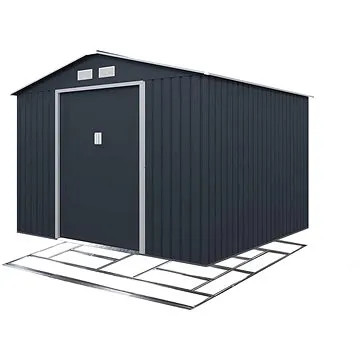 IWHome Domek zahradní ARES D 7,06 m2 antracit + podlahová konstrukce ARES D