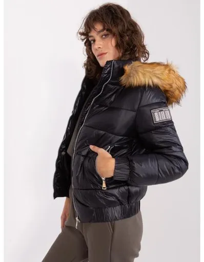 Dámská bunda s nášivkou WYRT černá