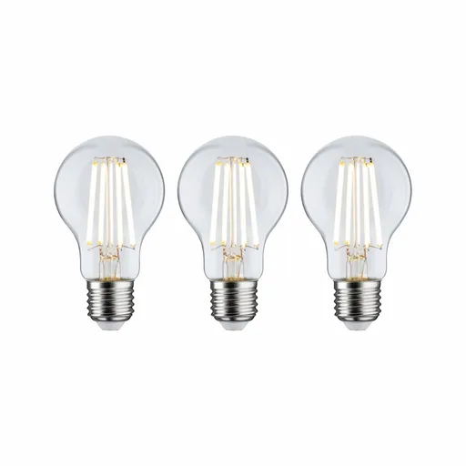 PAULMANN Eco-Line Filament 230V LED žárovka E27 3ks-sada 3x4W 3000K čirá
