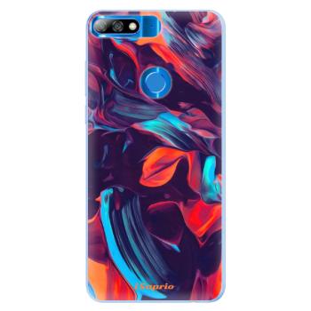 Silikonové pouzdro iSaprio - Color Marble 19 - Huawei Y7 Prime 2018