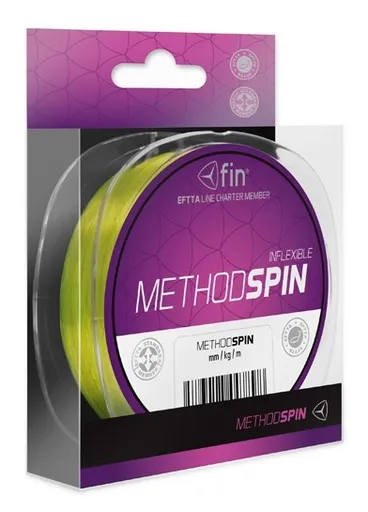 Fin vlasec method spin fluo žlutá 5000 m-průměr 0,28 mm / nosnost 14,3 lb