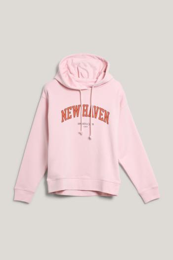 MIKINA GANT GRAPHIC HOODIE SALMON