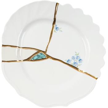 Dezertní talíř KINTSUGI 3 Seletti 21 cm bílý