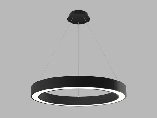 LED2 3273953D Závěsné svítidlo SATURN SLIM 80 P-Z, B DALI/PUSH DIM 60W 2CCT 3000K/4000K černá