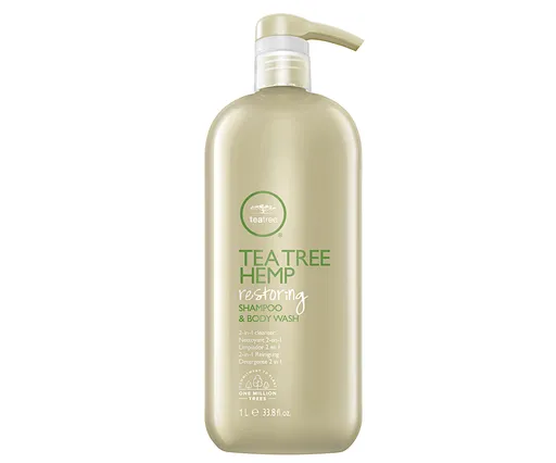 Paul Mitchell Obnovující konopný šampon a sprchový gel 2 v 1 Tea Tree Hemp (Restoring Shampoo & Body Wash) 1000 ml