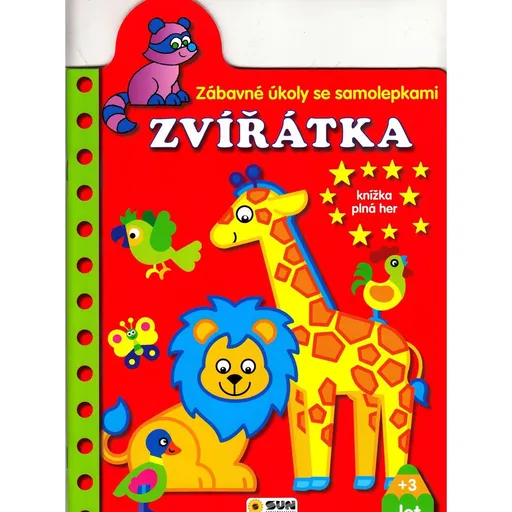 SUN Zábavné úkoly se samolepkami - zvířátka