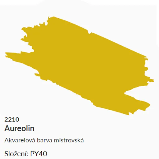 Akvarelová barva Umton 2,6ml – 2210 aureolin