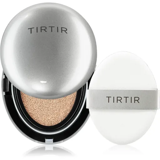 TIRTIR Mask Fit Aura Cushion hydratační make-up v houbičce pro rozjasnění pleti odstín 25N Mocha 18 g