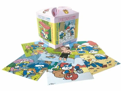 Šmoulové - Pexeso v ozdobné krabičce