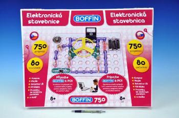 Boffin 7Stavebnice elektronická 7projektů na baterie 80ks v krabici 52x40x8cm