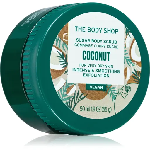 The Body Shop Coconut Body Scrub Vegan tělový peeling s kokosem 50 ml