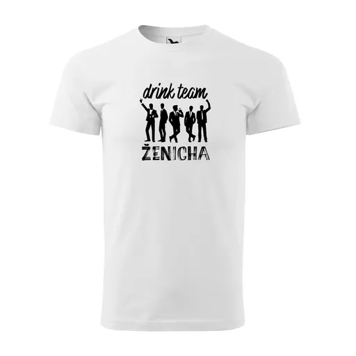 Bontis Tričko DRINK TEAM I - Bílá | L