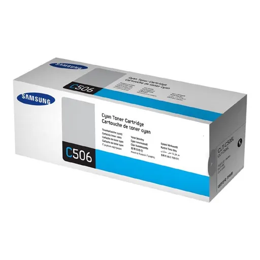SAMSUNG CLT-C506L - originální toner, azurový, 3500 stran