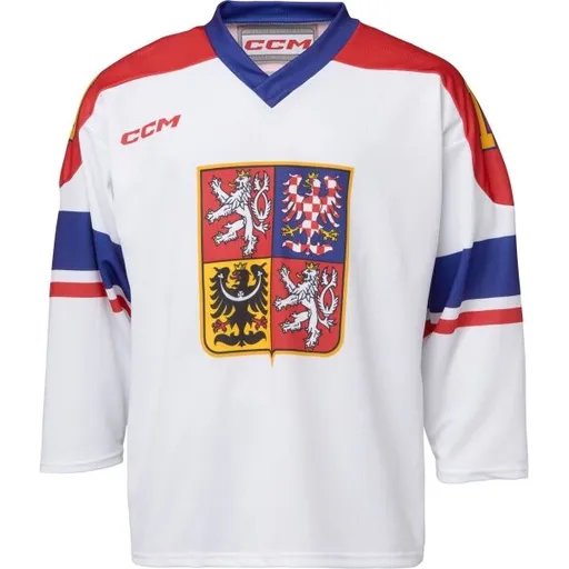 Střída FAN ČR ČERVENKA Hokejový dres, bílá, velikost