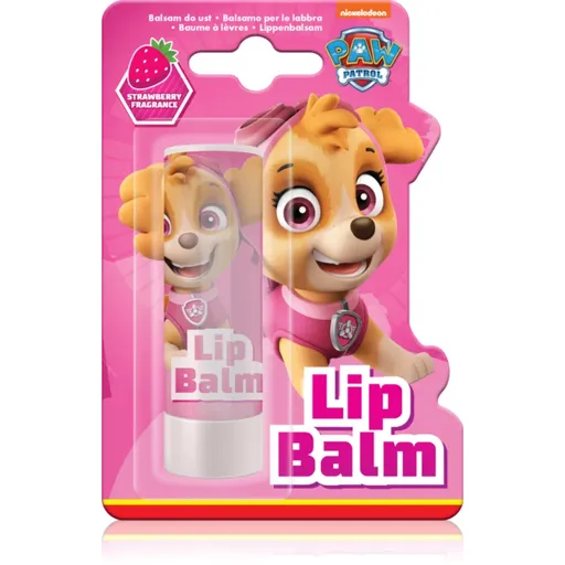 Nickelodeon Paw Patrol Lips balzám na rty pro děti Strawberry 4.4 g