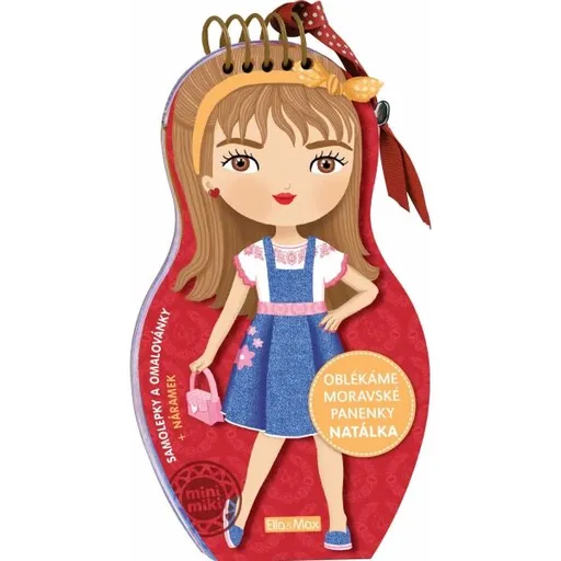 ELLA & MAX NATÁLKA Oblékáme moravské panenky - omalovánky, mix, velikost