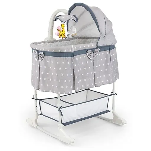 MILLY MALLY SWEET MELODY Multifunkční kolébka, šedá, velikost