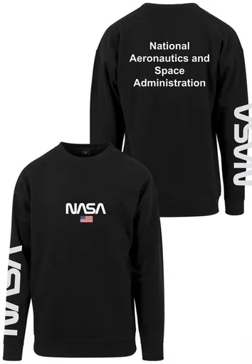 Mr. Tee NASA Crewneck black - S