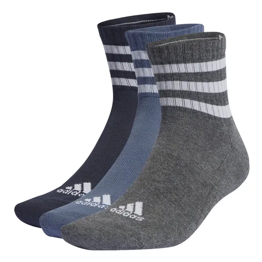 adidas 3-Stripes Cushioned Sportswear Low-Cut Socks 3 Pairs XXL