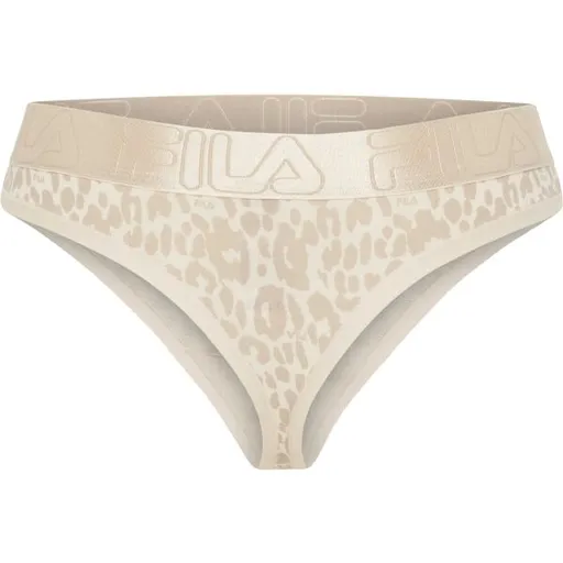 Fila WOMAN STRING Dámské tanga, béžová, velikost