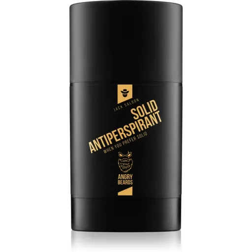 Angry Beards Jack Saloon Solid Antiperspirant tuhý antiperspirant pro muže 50 ml