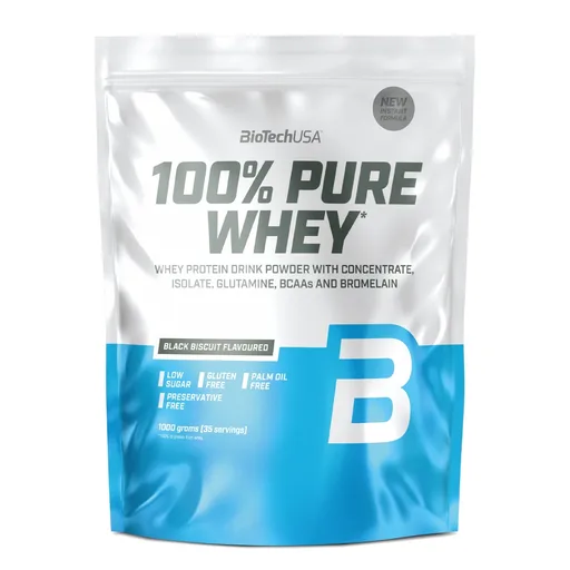 BioTech USA 100% Pure Whey 1000 g black biscuit