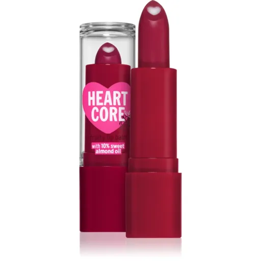 essence HEART CORE balzám na rty odstín 05 Bold Blackberry 3 g