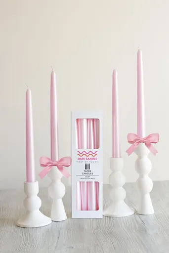 Candle Set (4 Pieces) Neon 4 - Pink v2