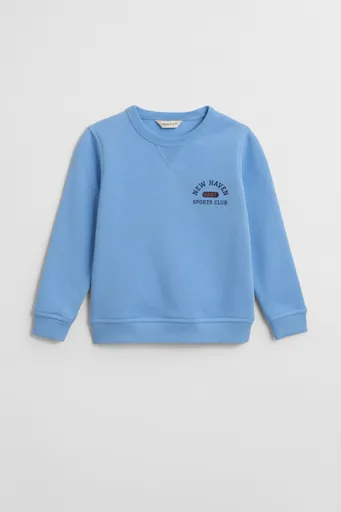 MIKINA GANT GRAPHIC C-NECK SWEAT DREAM BLUE