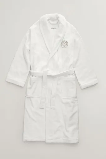 ŽUPAN GANT CREST ROBE WHITE