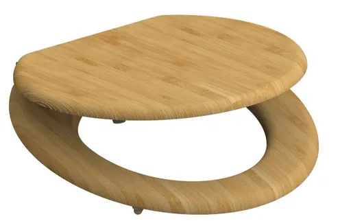 Eisl WC sedátko BAMBUS se zpomalovacím mechanismem SOFT-CLOSE 81101 81101