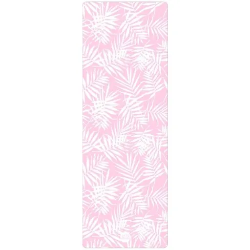 YOGGYS TRAVEL YOGA MAT 1 MM PINK TROPICAL Podložka na jógu cestovní, růžová, velikost