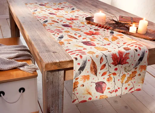 Běhoun na stůl Podzimní listí