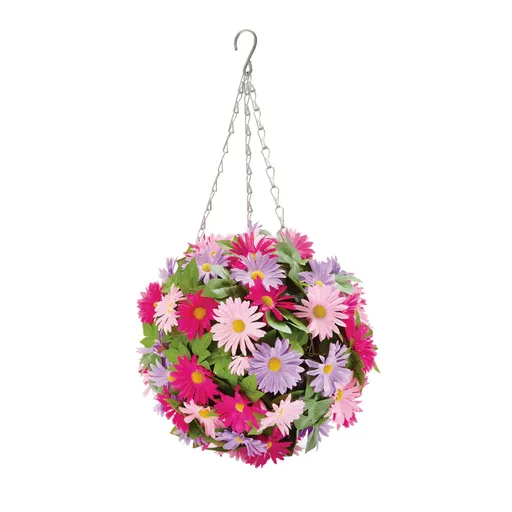 Květinová koule na řetízku