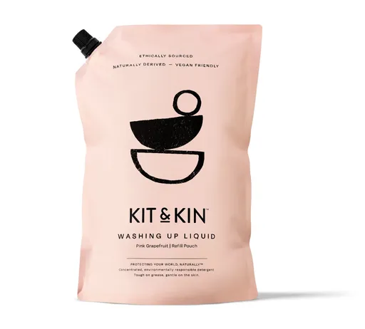 Kit & Kin Prostředek na mytí nádobí Grapefruit náplň 1 l