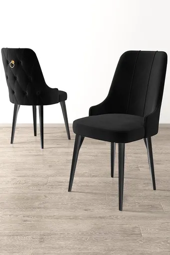 Sada židlí (4 kusy) Newa - Black