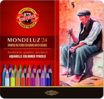 KOH-I-NOOR Mondeluz 3724/24 Sada akvarelových tužek 24 ks