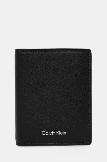 Kožená peněženka Calvin Klein černá barva, K50K512694