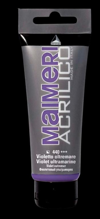 MAIMERI ACRILICO - Akrylové farby 440 - ultramarine violet, 0,075 L