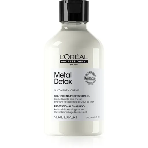 L’Oréal Professionnel Serie Expert Metal Detox hloubkově čisticí šampon pro barvené a poškozené vlasy 300 ml