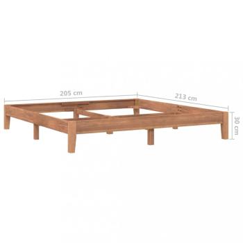 Postel masivní teak Dekorhome 200x200 cm