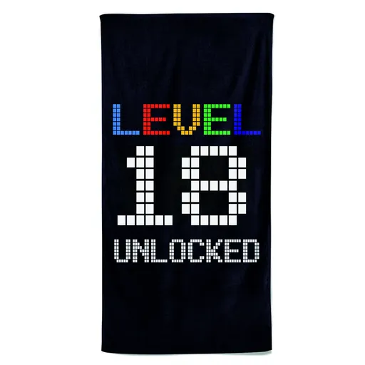 Osuška Level Unlocked (věk: 18, Velikost osušky: 100x170cm)