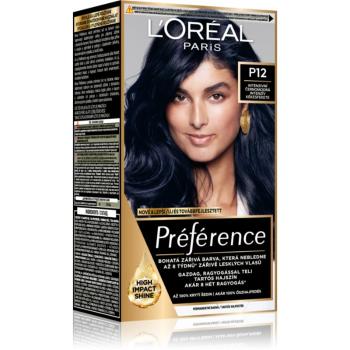 L’Oréal Paris Préférence barva na vlasy odstín P12 Intense Cool Black 1 ks