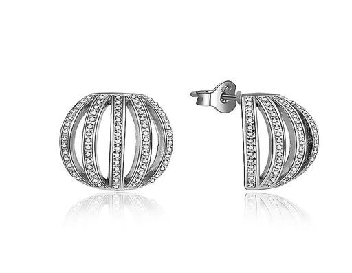 MOISS Slušivé visací náušnice ze stříbra E0003164