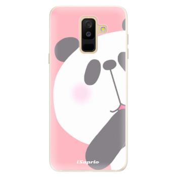 Silikonové pouzdro iSaprio - Panda 01 - Samsung Galaxy A6+