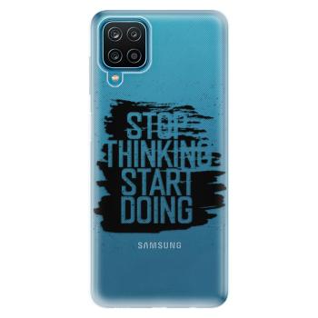 Odolné silikonové pouzdro iSaprio - Start Doing - black - Samsung Galaxy A12