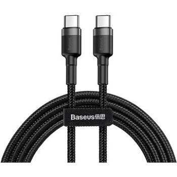 Baseus Cafule Series nabíjací/dátový kábel USB-C na USB-C PD2.0 60 W Flash 2 m, sivý-čierny (CATKLF-HG1)