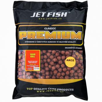 Jet fish boilie premium clasicc 5 kg 20 mm - squid / krill